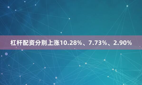 杠杆配资分别上涨10.28%、7.73%、2.90%