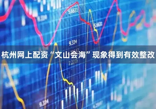 杭州网上配资“文山会海”现象得到有效整改